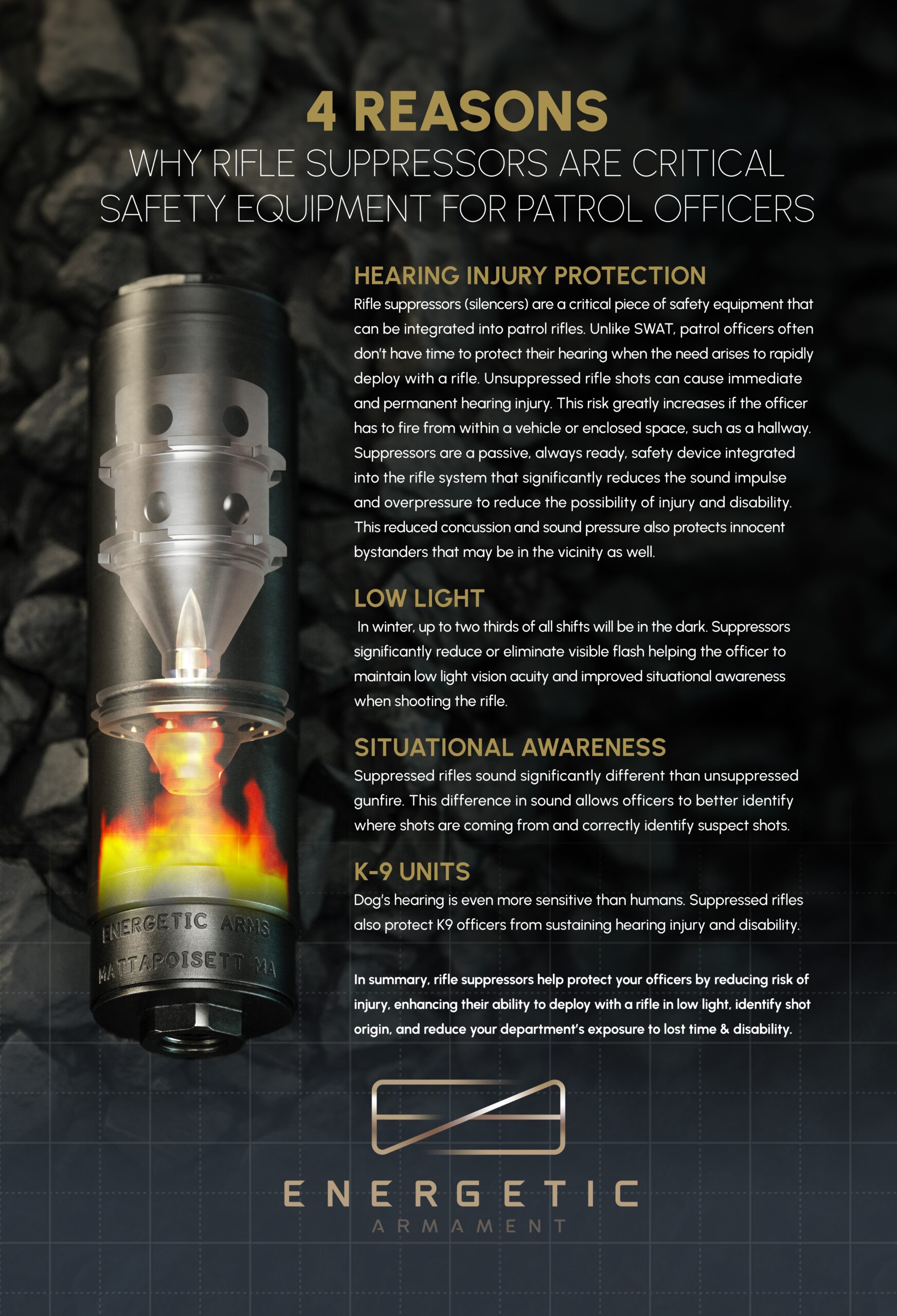 Energetic Armament Law Enforcement